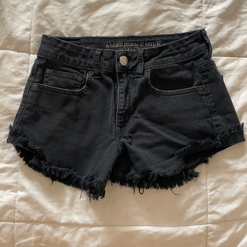 American Eagle Black Festival Shorts